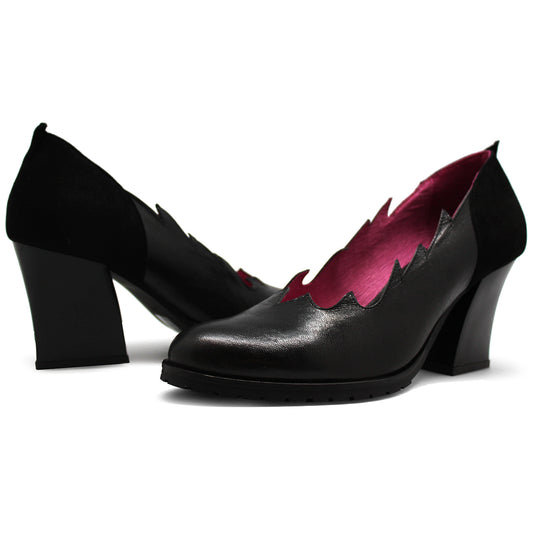Flame - Black Leather- Last pair 37, 40 & 41! - Chanii B