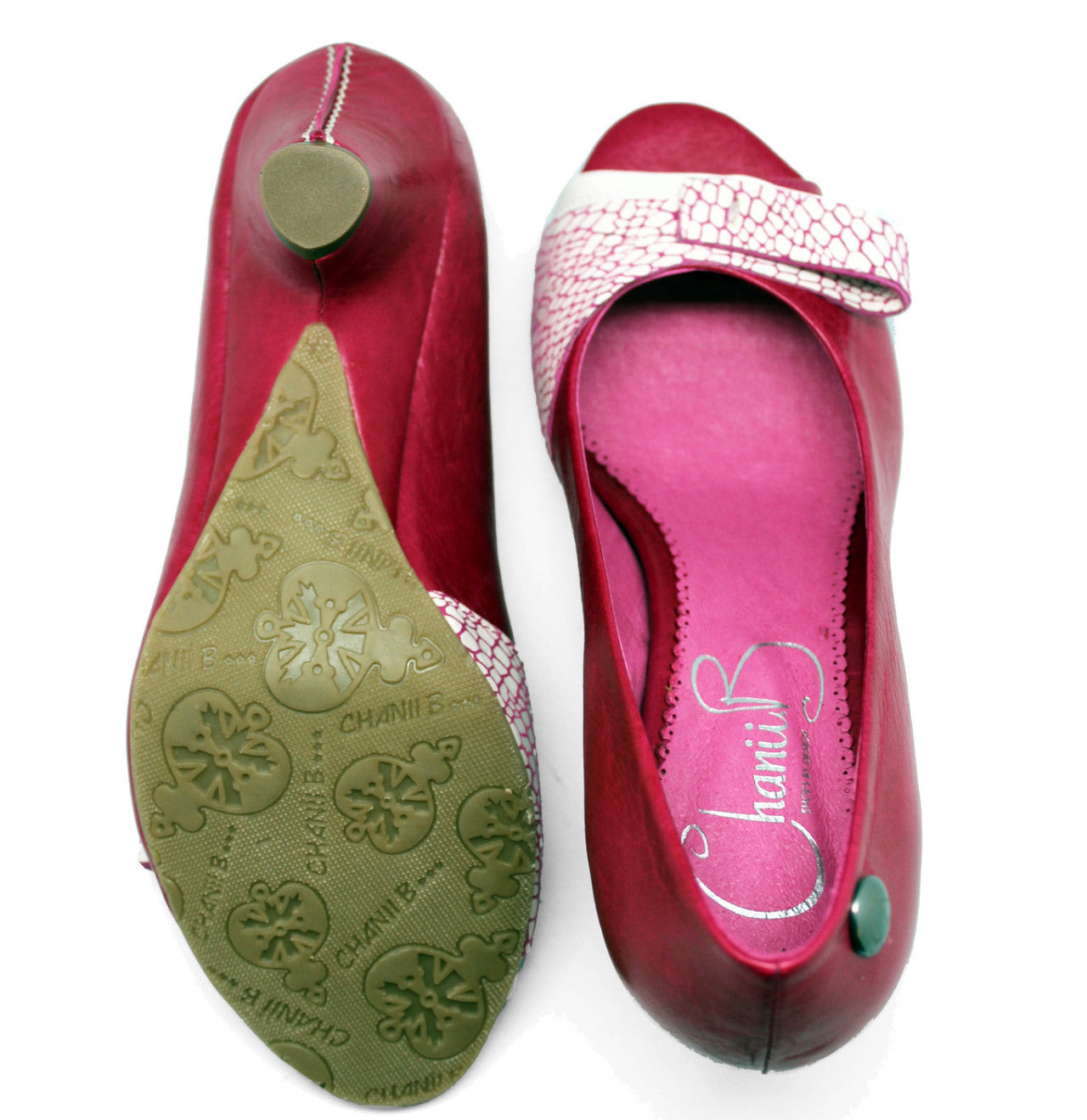 Frise - Fuchsia- Open toe shoe- sizes 40, 41 ad 42 left!