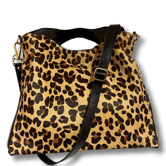 Riche - Leopard/Black handbag- pre order