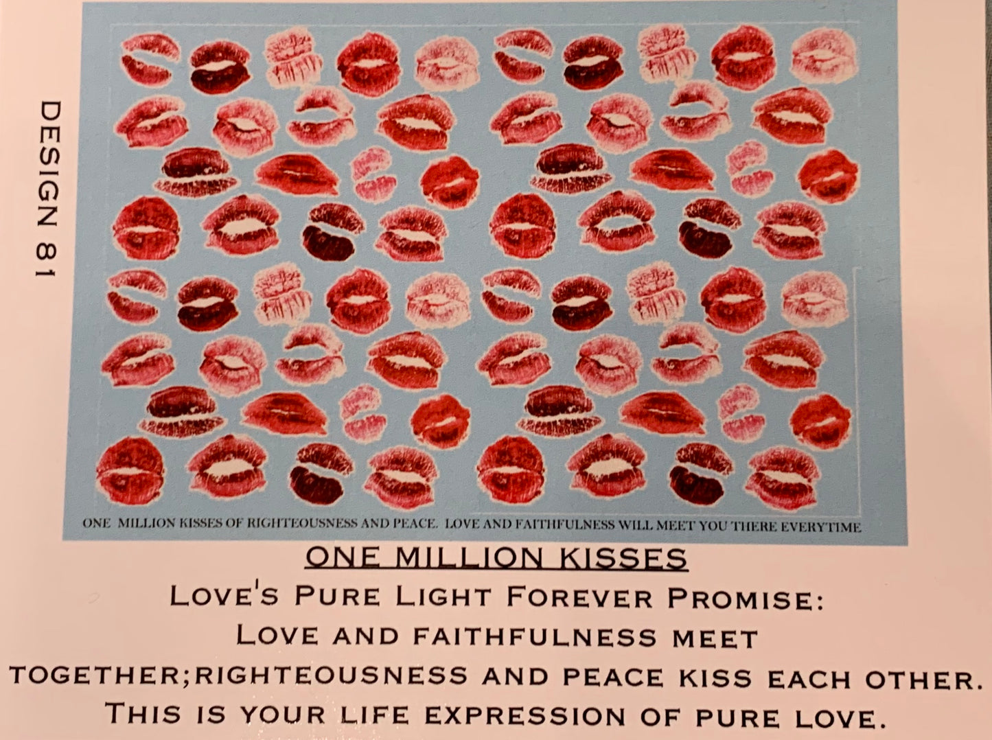 Scarf -One Millon kisses