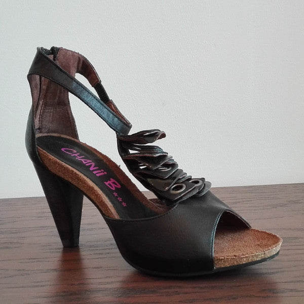 Fait beau-black heel sandal- last pairs 40