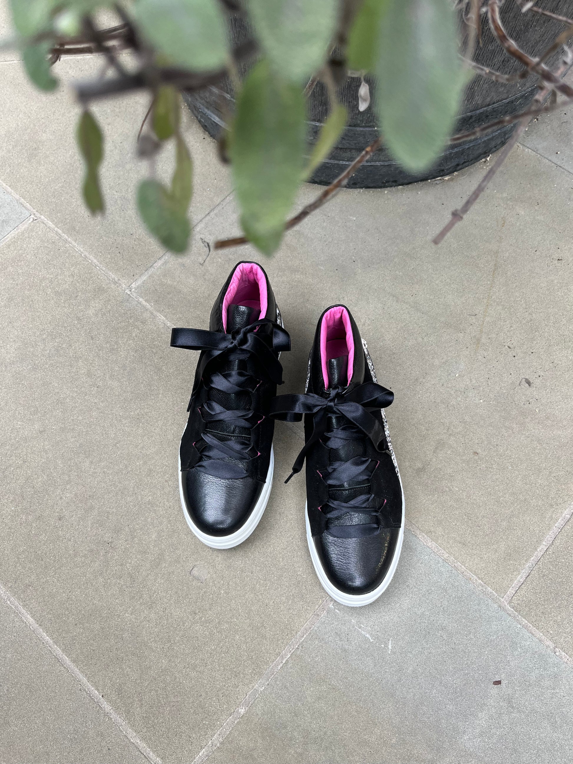 Sequin high top sales sneakers