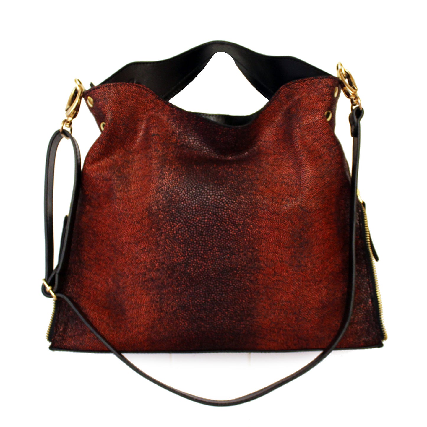 Riche - Red Stingray print Handbag