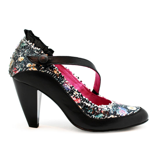 Delicieux - Black/Multi Sequin- last pairs 38 and 40!