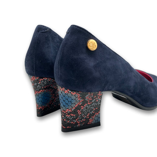 Lu Lu- Navy Suede dress shoe - Chanii B