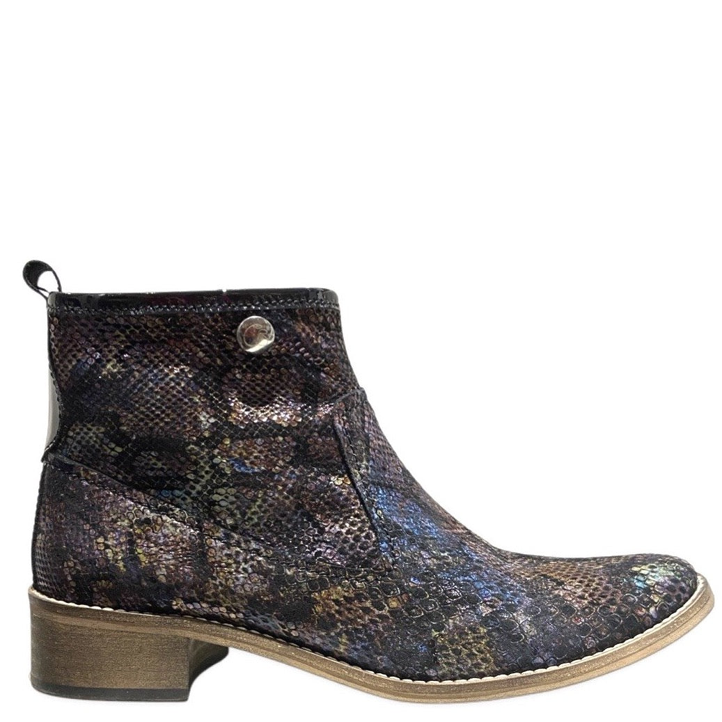 Zipp - Blue Scales ankle boot
