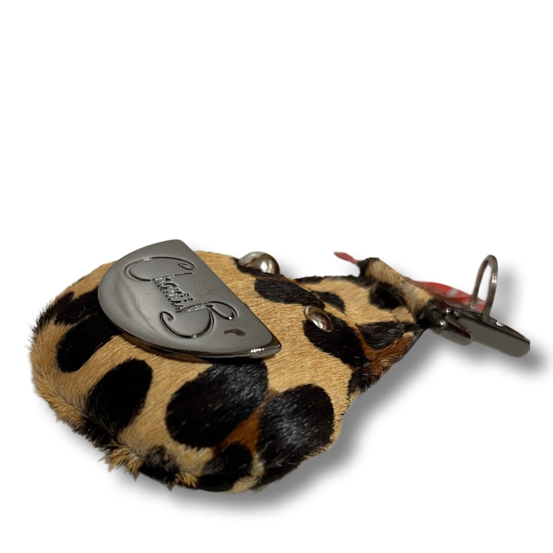 Happy Key Chain- leopard