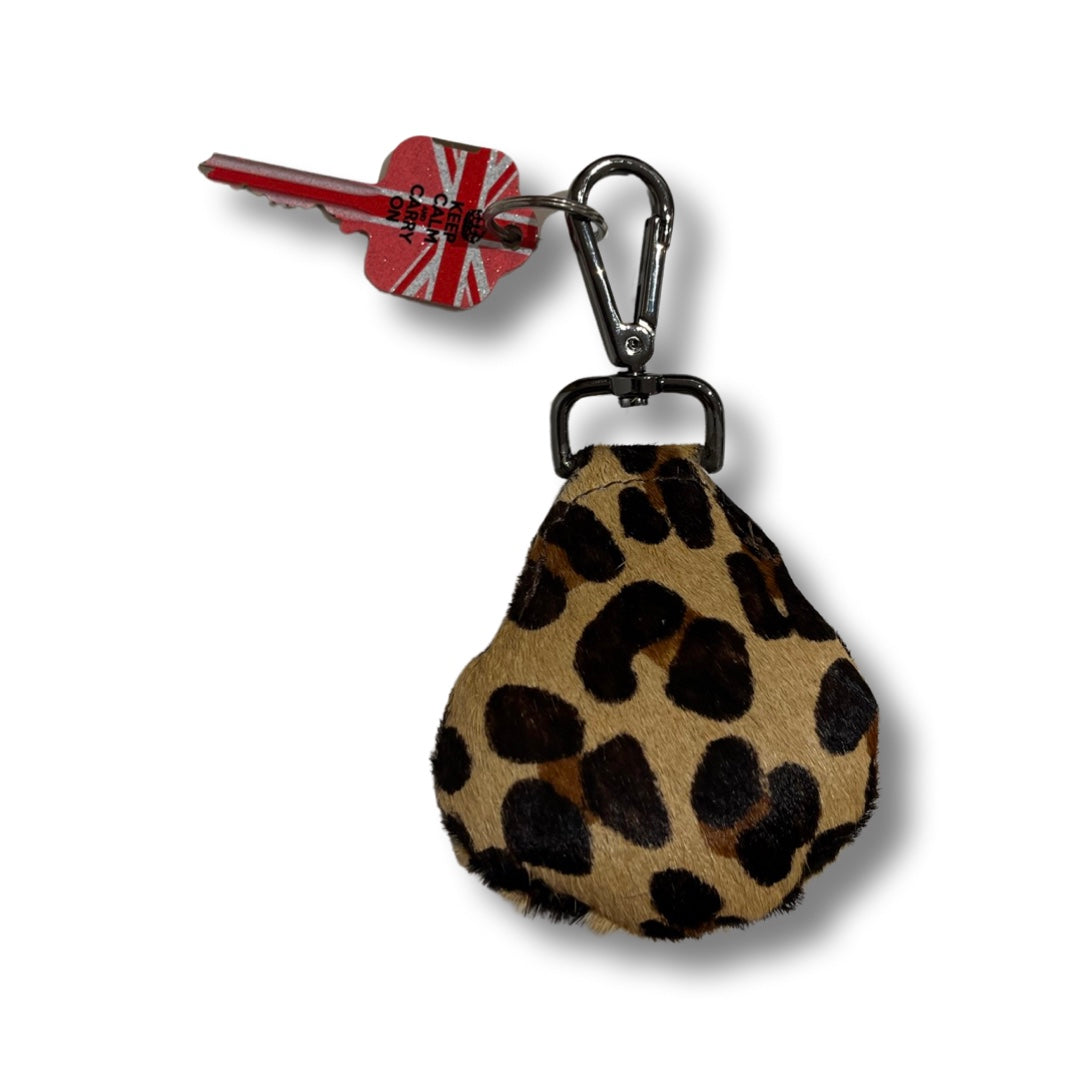 Happy Key Chain- leopard