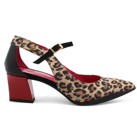 La La - Leopard Red Dress shoe