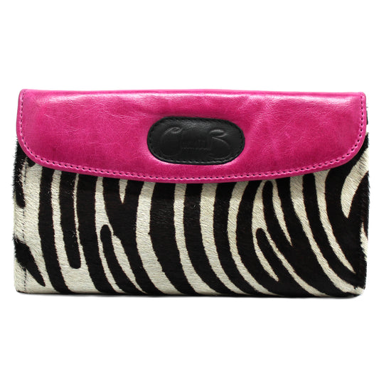 Mula - Zebra Fuchsia wallet