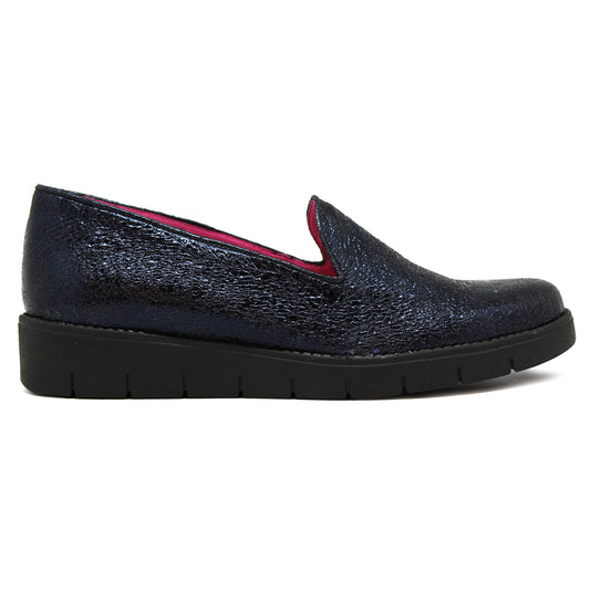 Oro - Navy blue slip on shoe-last pairs 37 and 39
