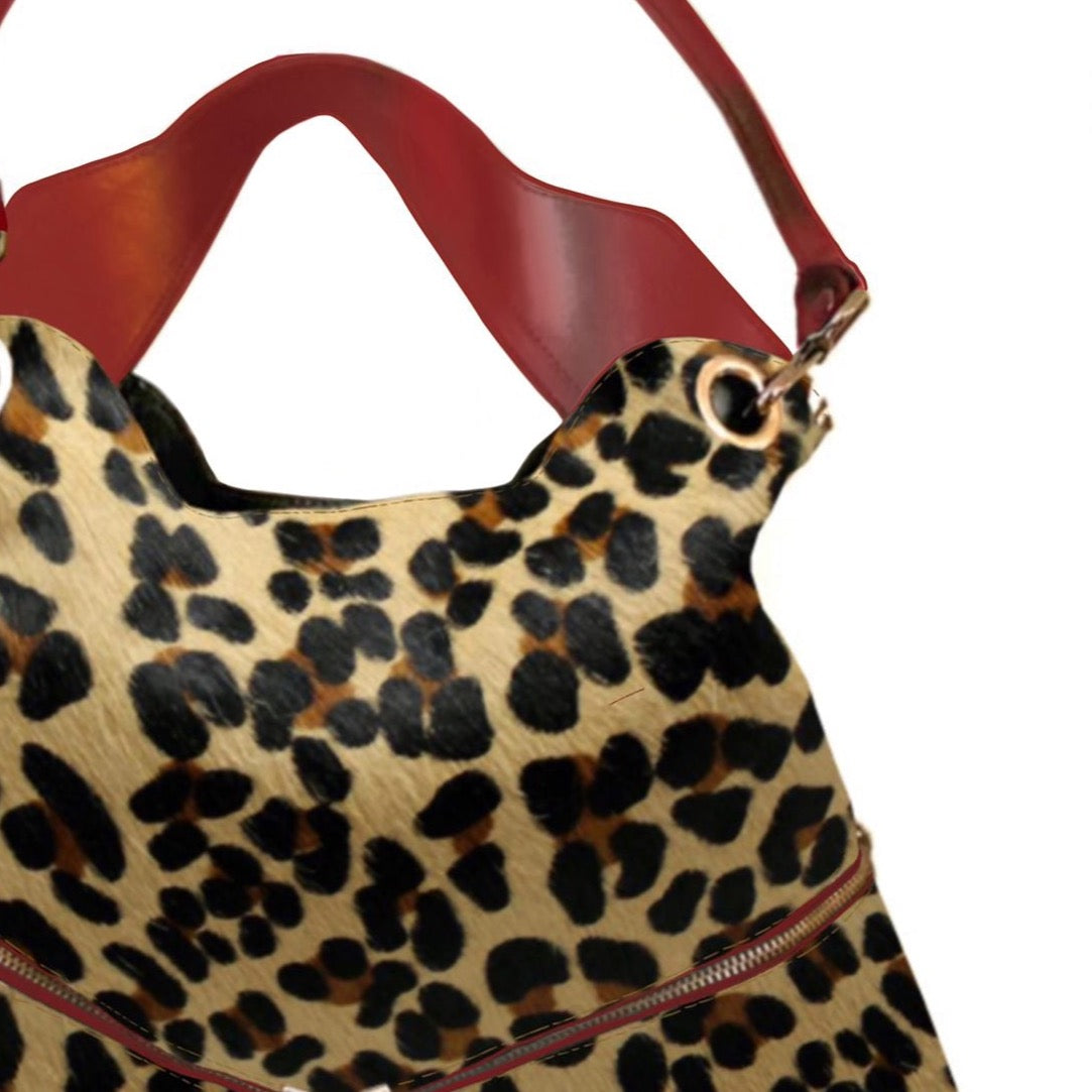 Delux - Leopard Print/Red- PRE ORDER ONLY