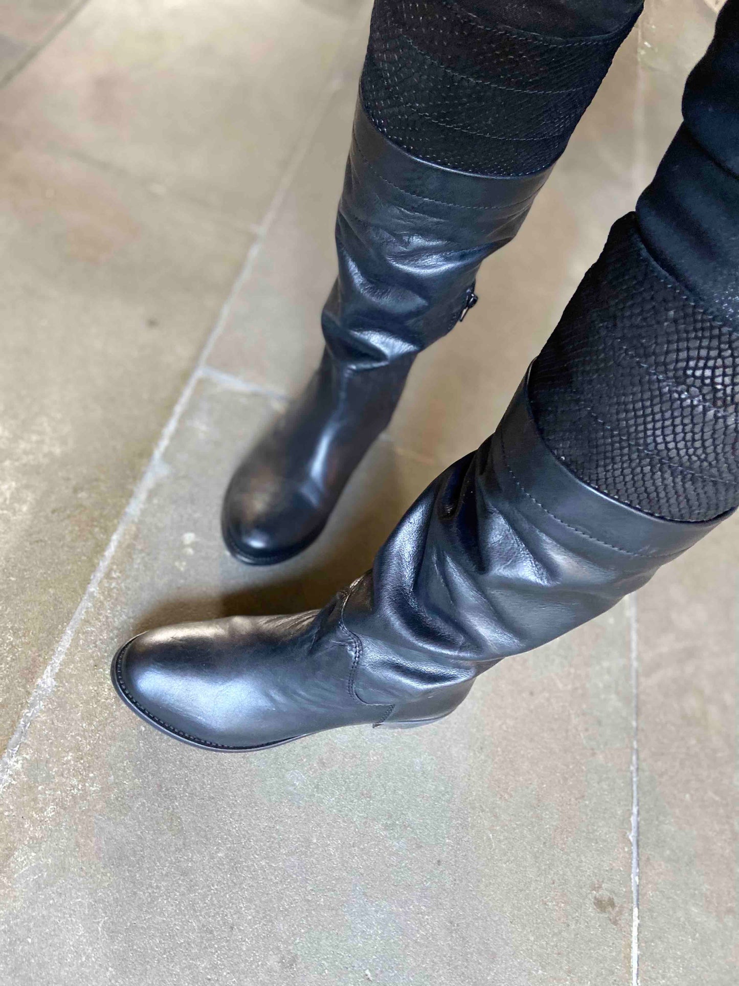 Prominade - Black riding boot- Last pair 35