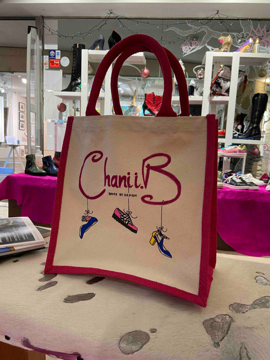 Shopping Bag - Hand Painted Bolt