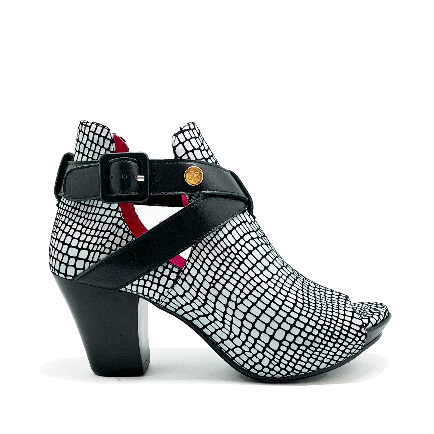 Rouge - Black and White shoe boot