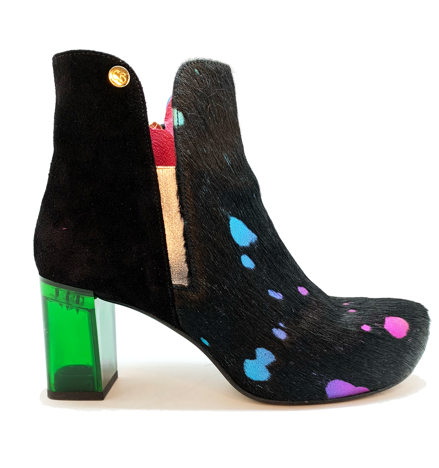 Canal -Ankle boot - Black Rainbow