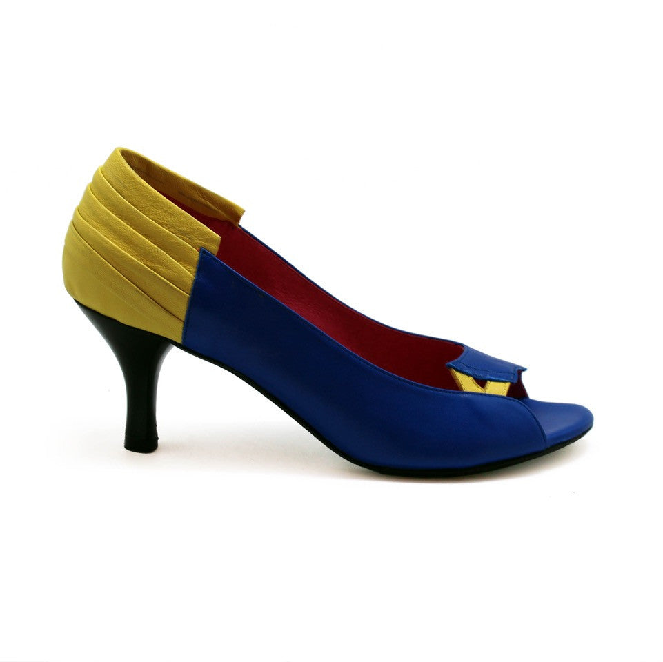 Fashion - Blue/Yellow- Last pairs 37 and 39