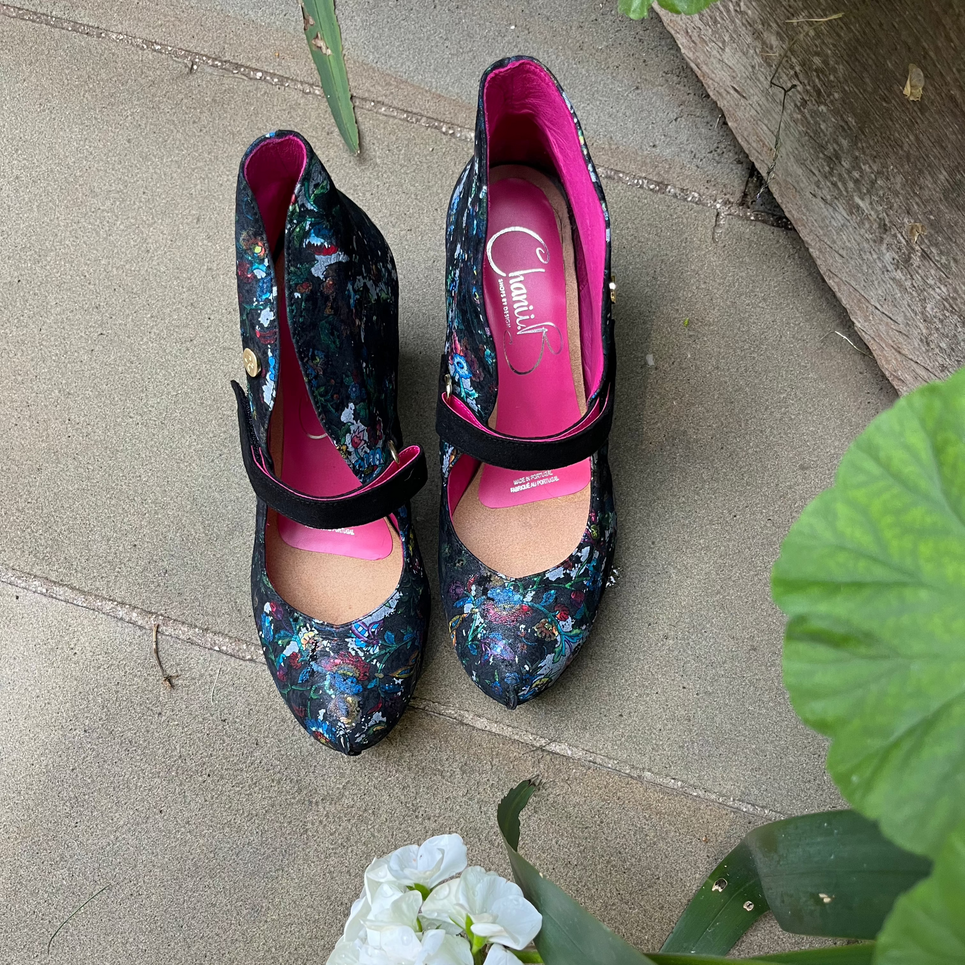 Flower heel 2025 pump shoe