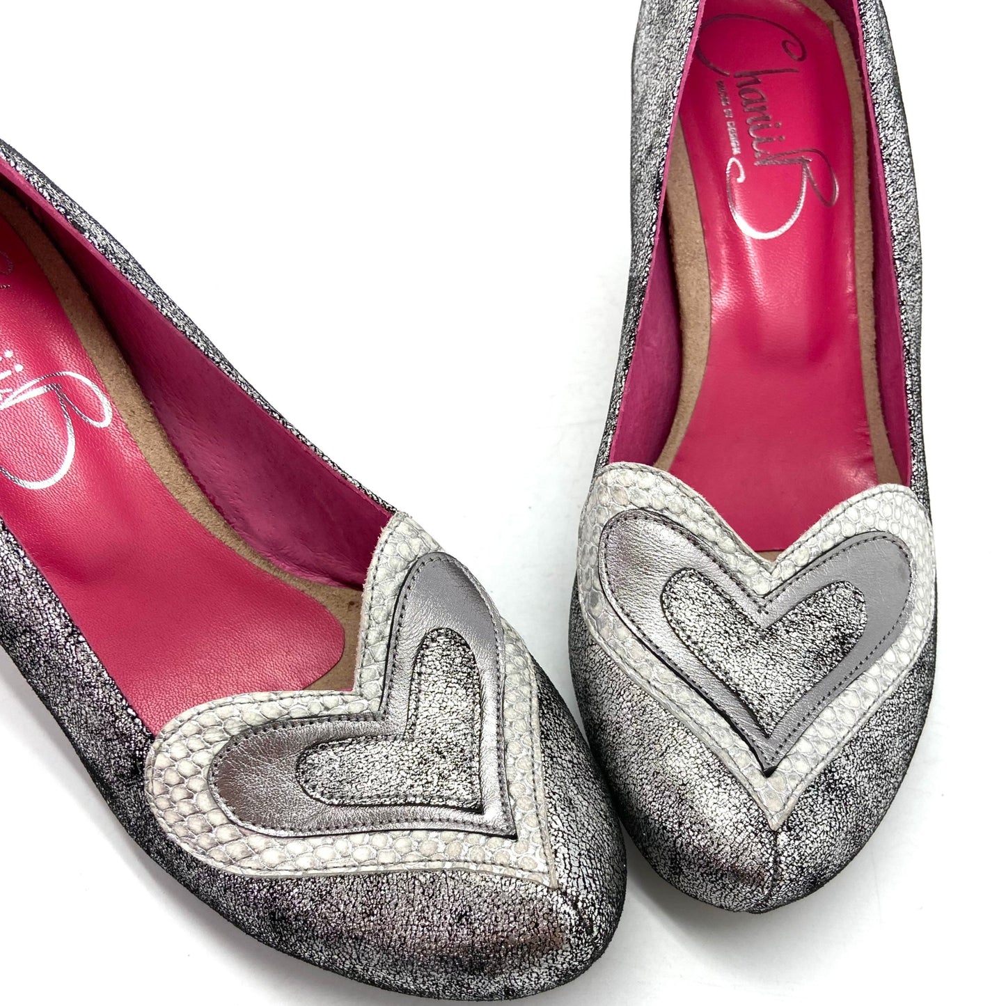 Amour - Brushed Silver shoe