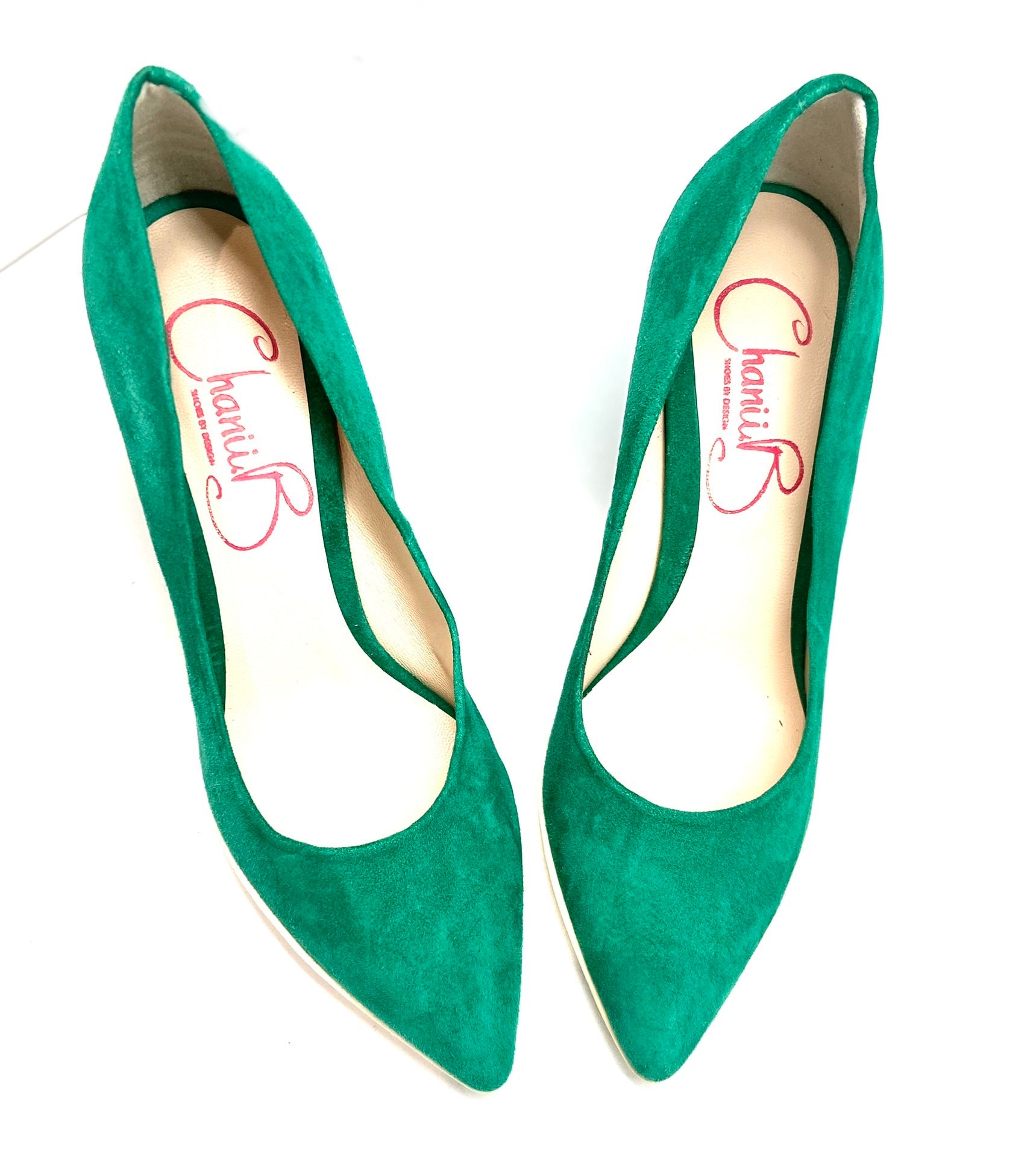 Kelly green high on sale heels