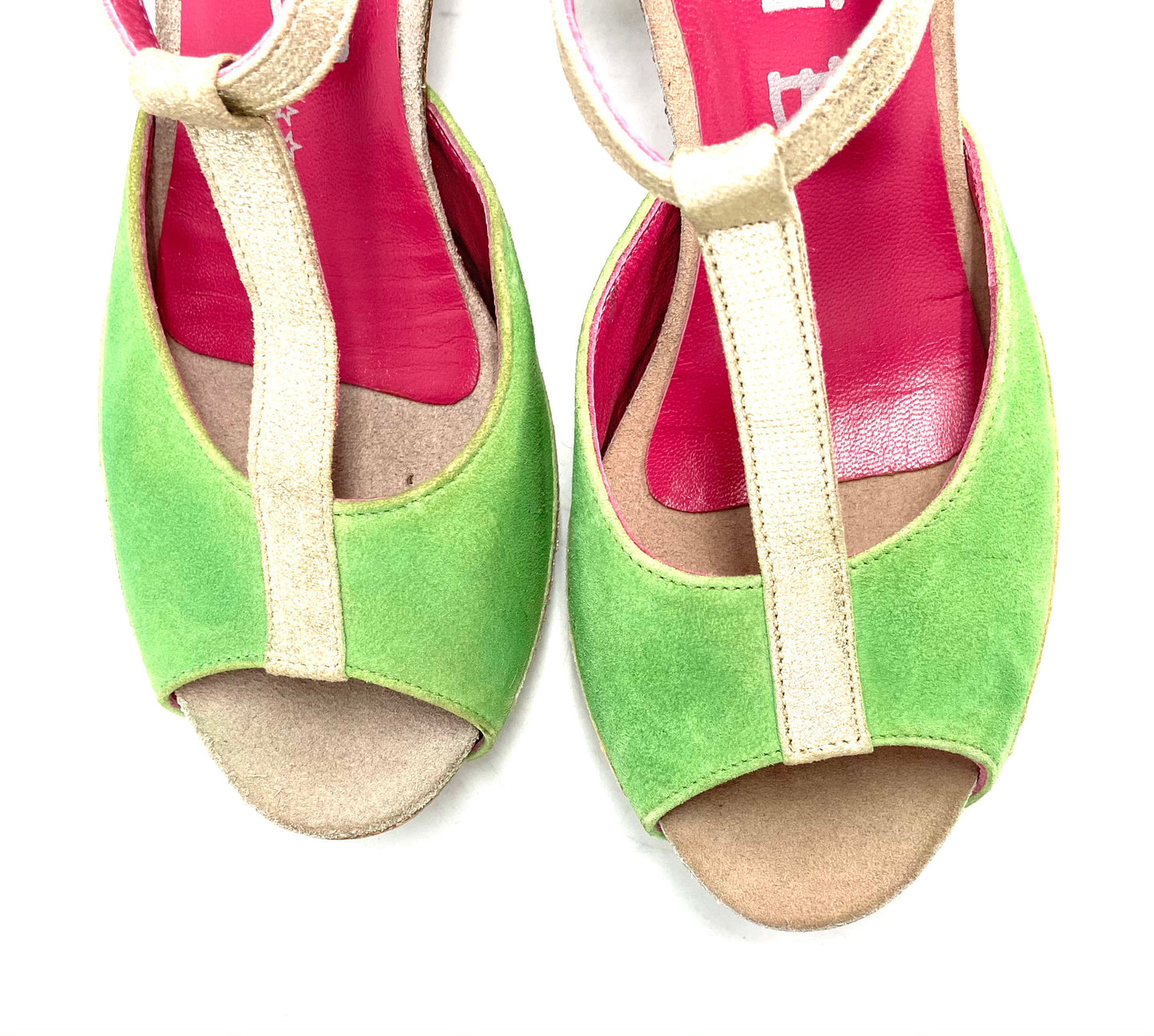Soliel- Lime Green/Gold-LAST PAIR 36!