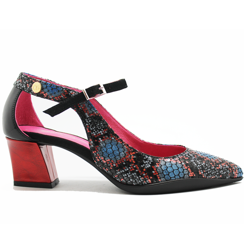 La La - Cobra/Red dress shoe