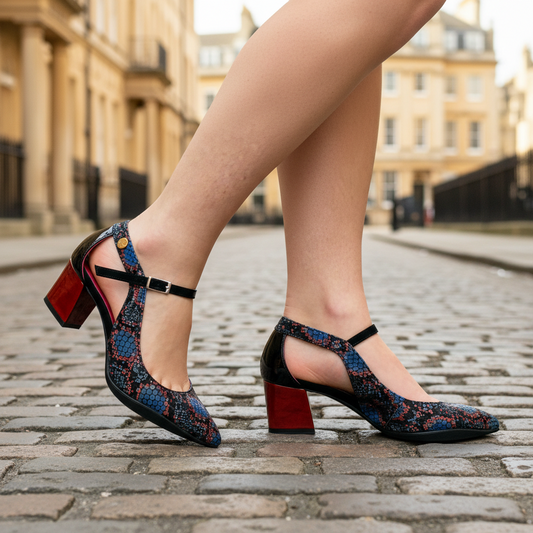 La La - Cobra/Red dress shoe - Chanii B