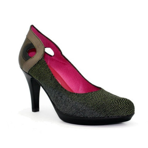 Maritus - green stingray high heel
