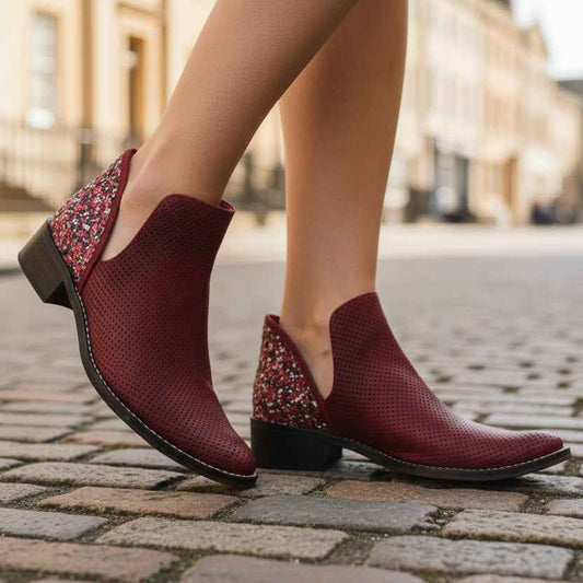 Zippette - Red/Sequin- last pair 42