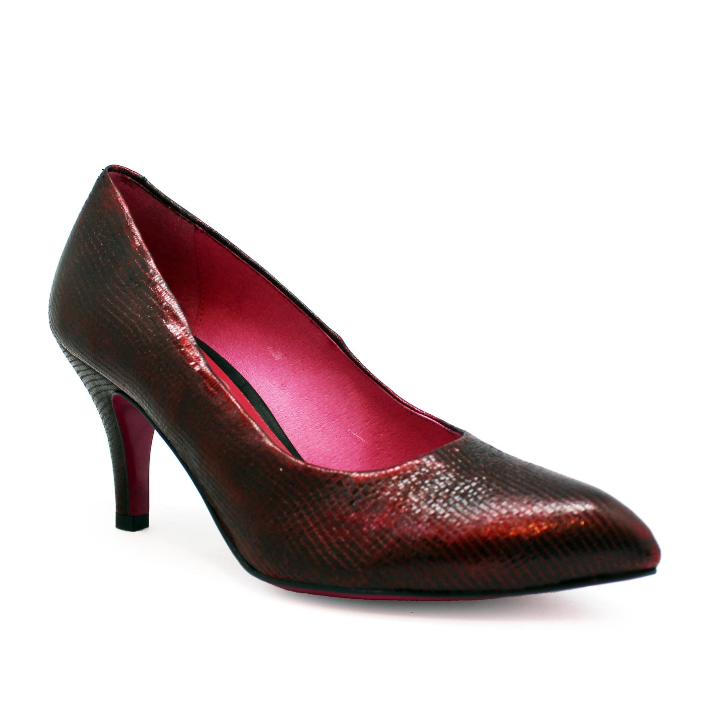 Zut - Red Metallic stiletto heel