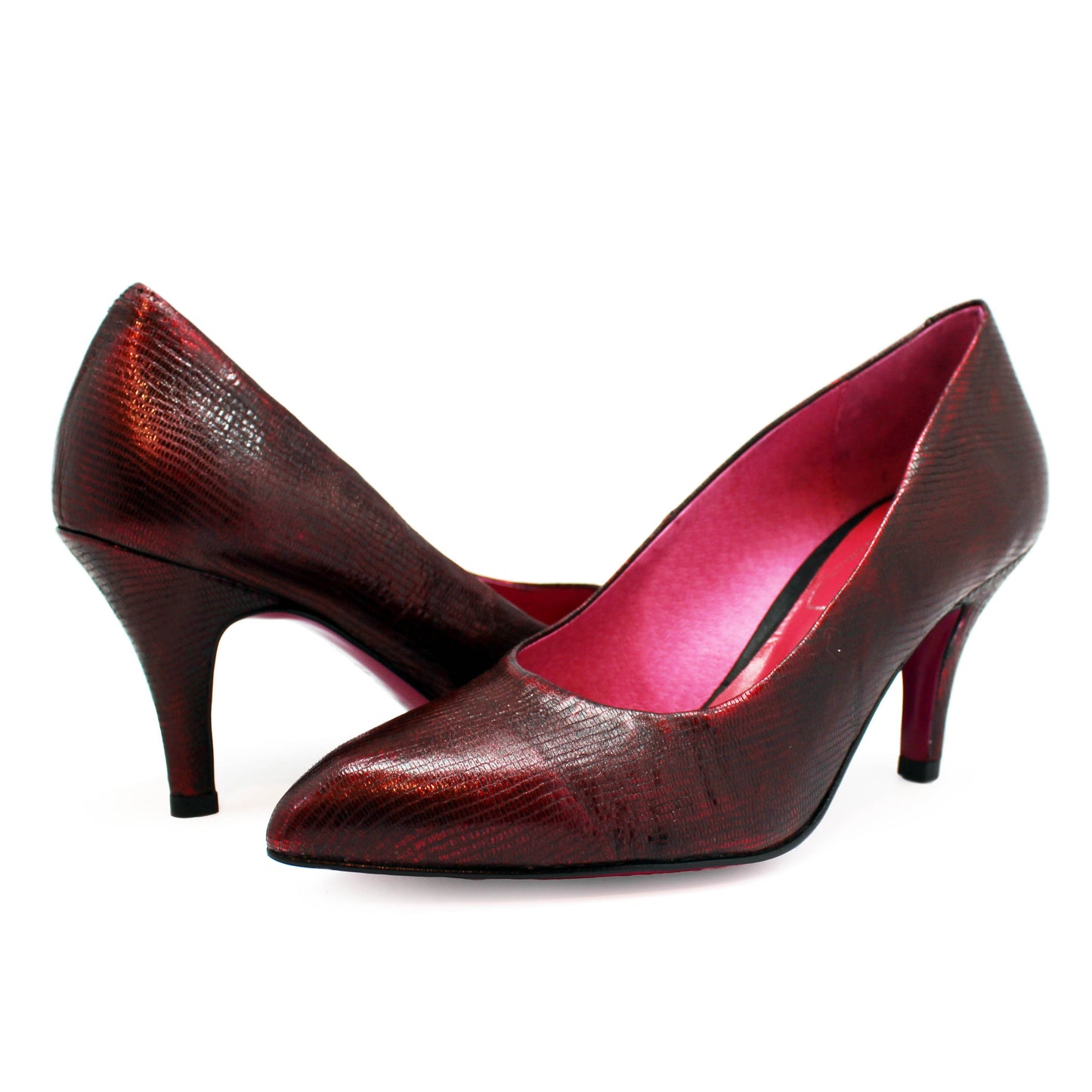 Zut - Red Metallic stiletto heel